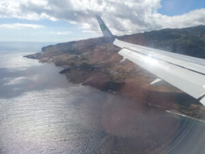 Arrivèe à Funchal (Madère)
